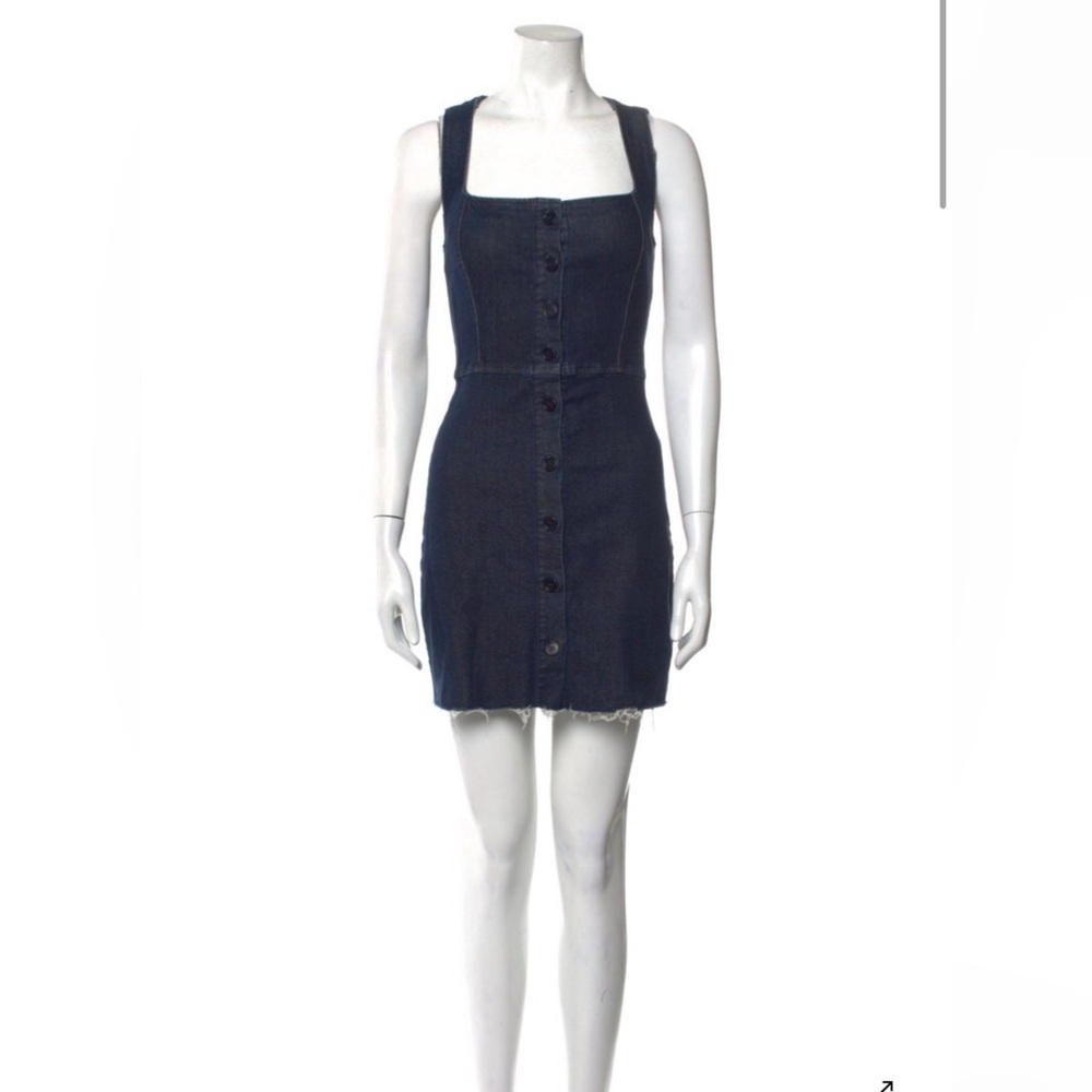 Reformation Square Neckline Mini Dress